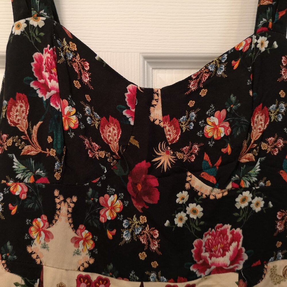 Antix Maxi Dress with Floral and Animal Pattern (S)